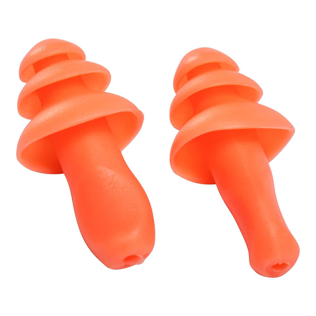 Reusable ear plugs EP10ORR Portwest Clothing Ltd rubber / high