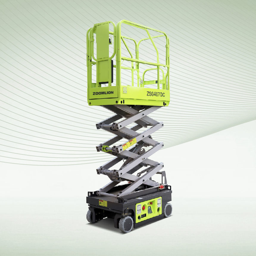 Wheeled scissor lift - ZS0407DC - Zoomlion Heavy Industry Science
