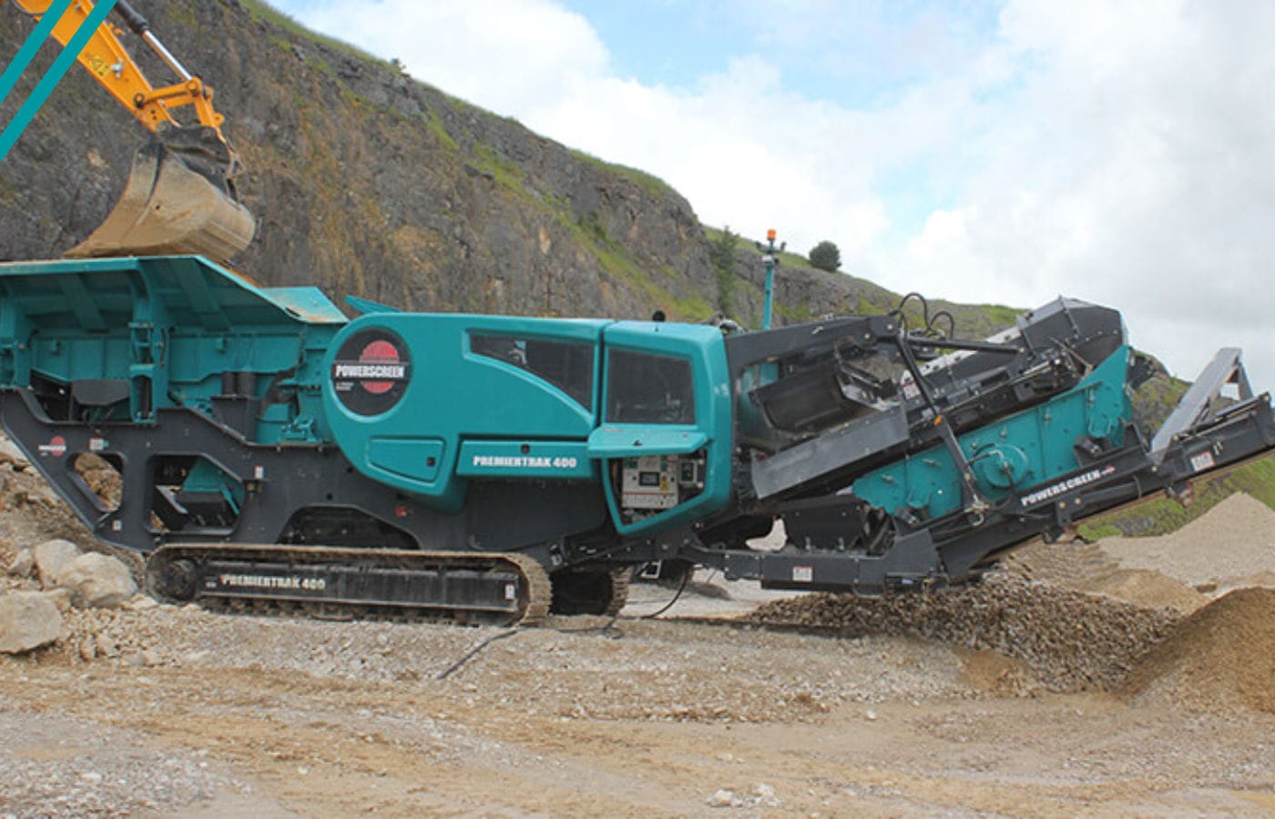 Jaw crusher R400X Powerscreen mobile