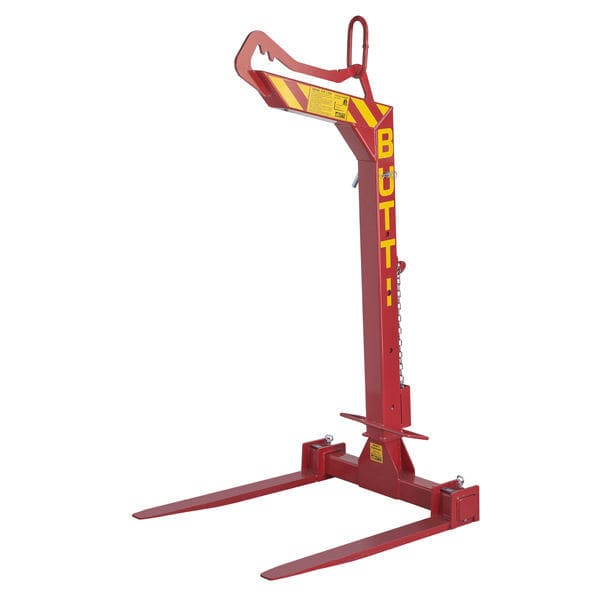 Adjustable pallet fork / for forklift trucks / for overhead cranes