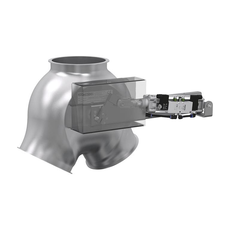 Plug valve 2155 Fr. Jacob Söhne GmbH & Co. KG pneumatically