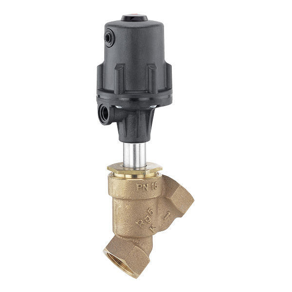 Angle seat valve 554 GEMÜ Gebrüder Müller Apparatebau GmbH & Co. KG