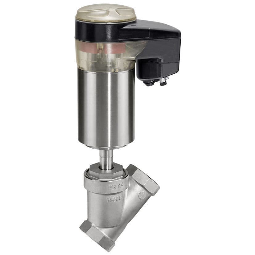 Angle seat valve 549 eSyDrive GEMÜ Gebrüder Müller Apparatebau GmbH