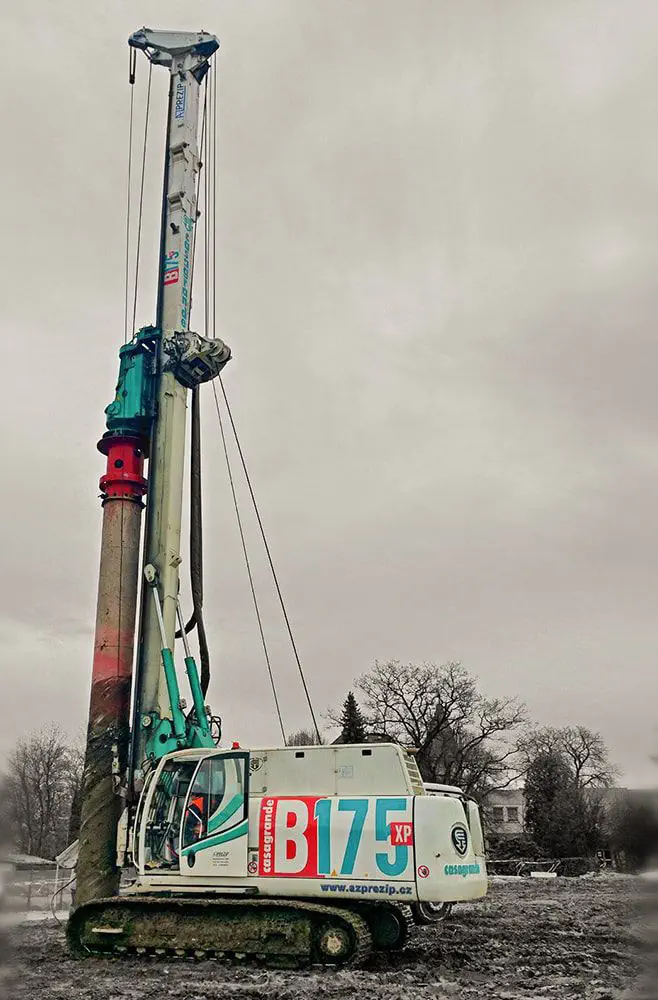 Geotechnical drilling rig - B175 XP-2 - CASAGRANDE - Foundation