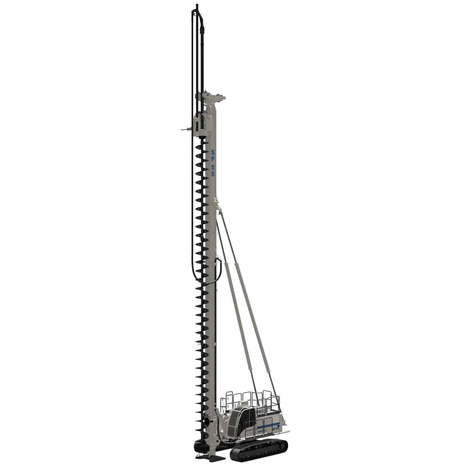 Cfa Machine Continuous flight auger (CFA) drilling rig - SF-55 - SOILMEC S.P.A ...