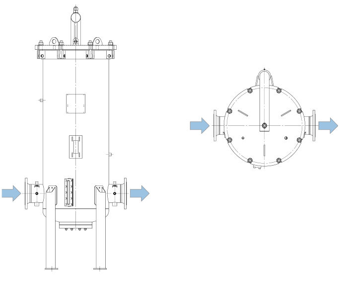 Water separator filter FW10V series FAUDI Aviation fuel