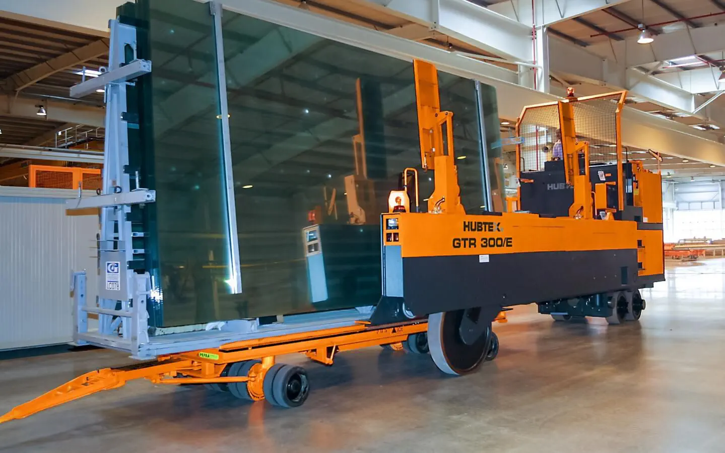 Transport cart - GTR series - HUBTEX - platform / for glass 