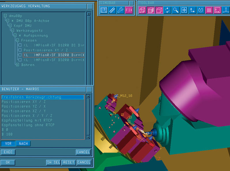 Simulation software SIMULATOR TEBIS