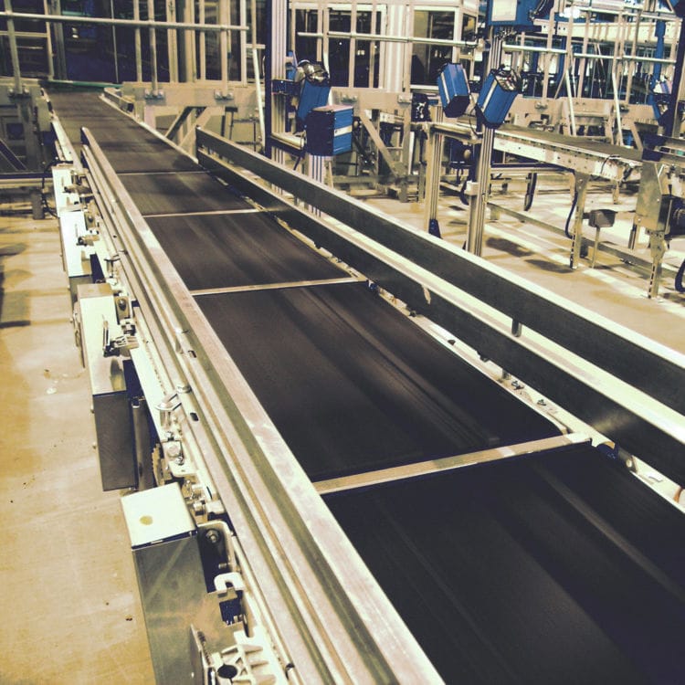 Flexible conveyor belt TMIPH135LR Habasit PVC / rubber / felt