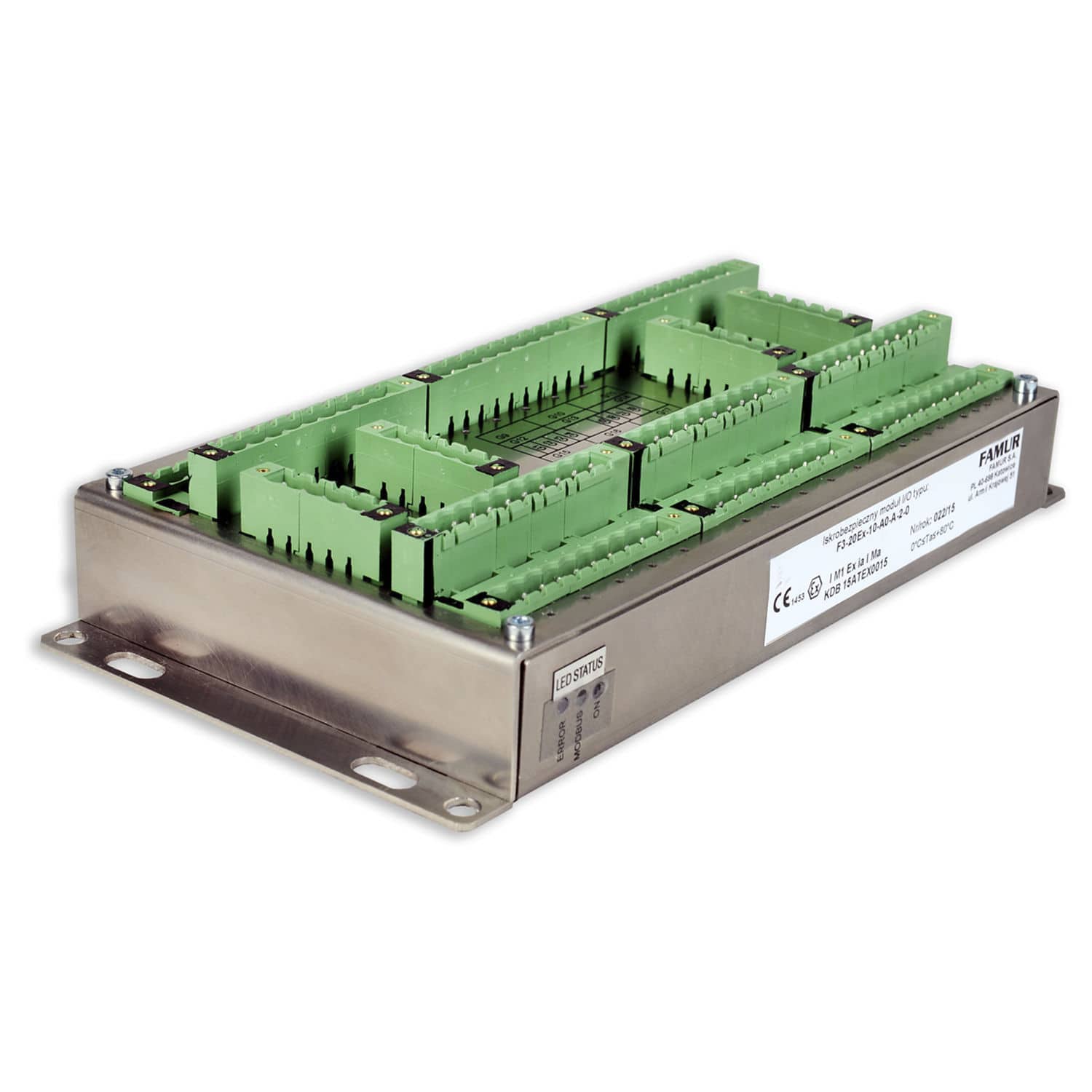 Digital I/O module - F3-20Ex - FAMUR - RS485 / inherently safe