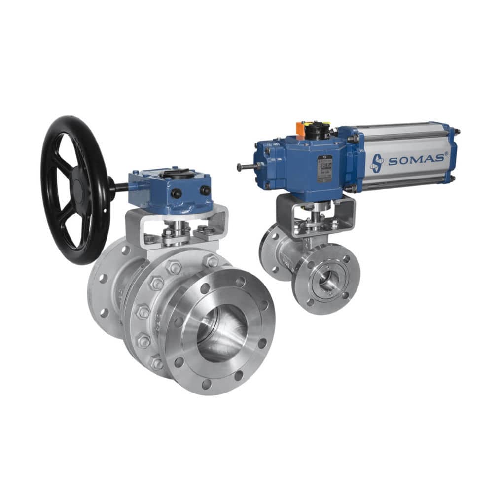 Ball valve - SOMAS - lever / for steam / threaded