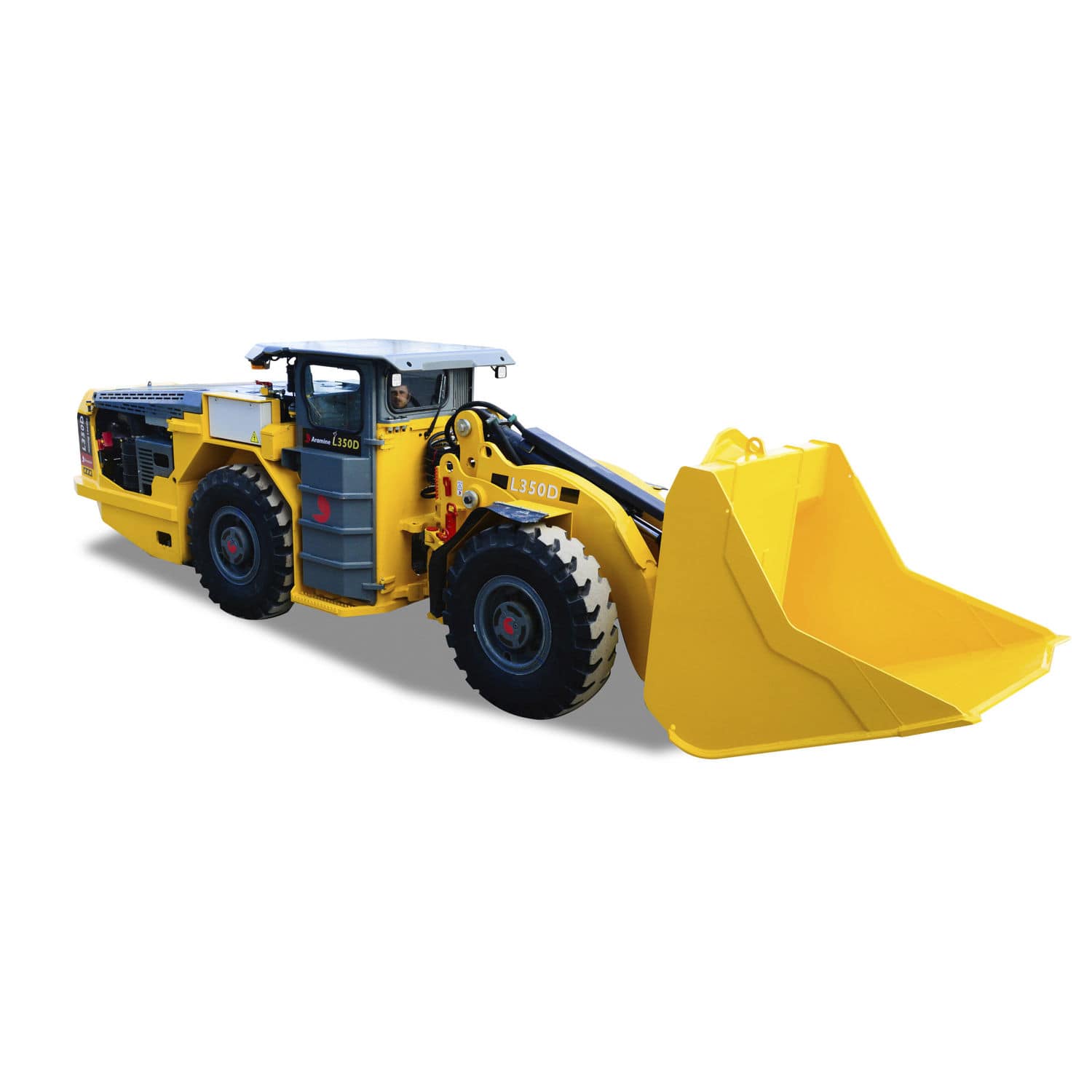 Rubbertired loader L350D ARAMINE ergonomic / underground