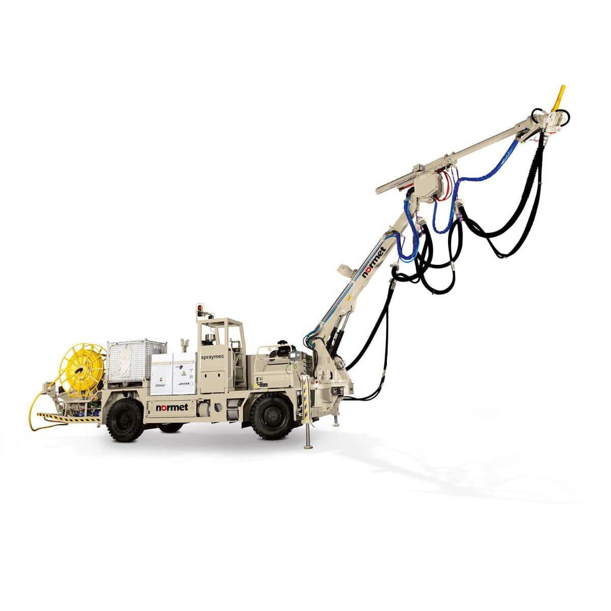 Concrete spraying machine Spraymec 8100 VC Normet Group OY