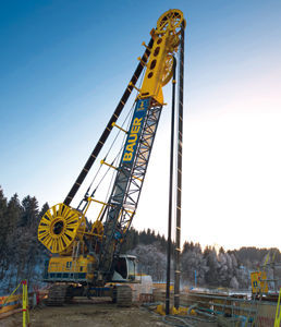 Crawler crane - MC 96 - BAUER Maschinen GmbH - electric