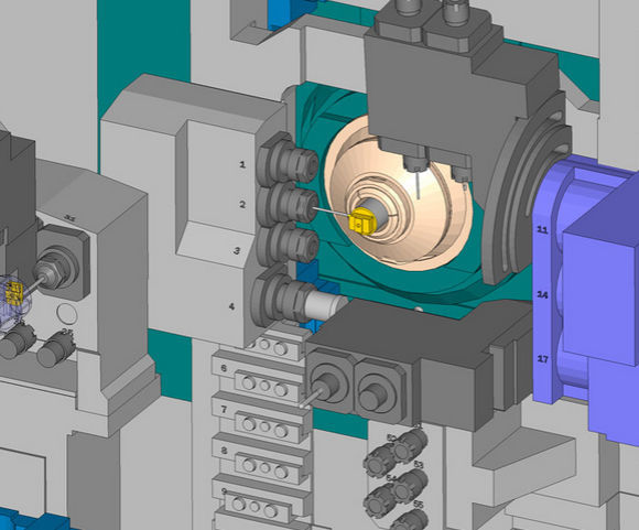 Programming software - Swiss-Style - ESPRIT by DP Technology - simulation / CAD / control Programming software - Swiss-Style - ESPRIT by DP Technology - simulation / CAD / control