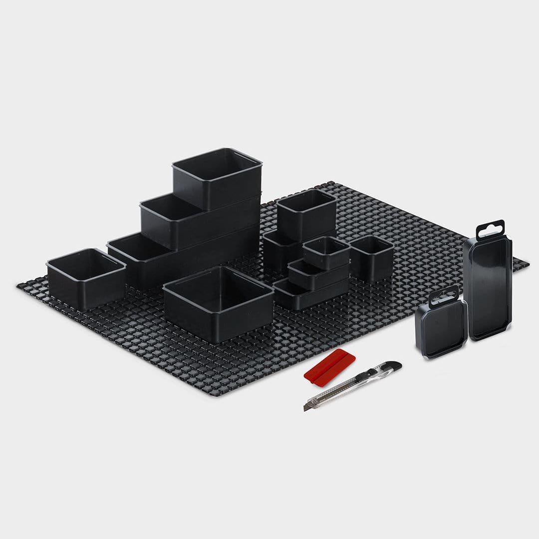Modular drawer insert - StorePack - rose plastic - plastic