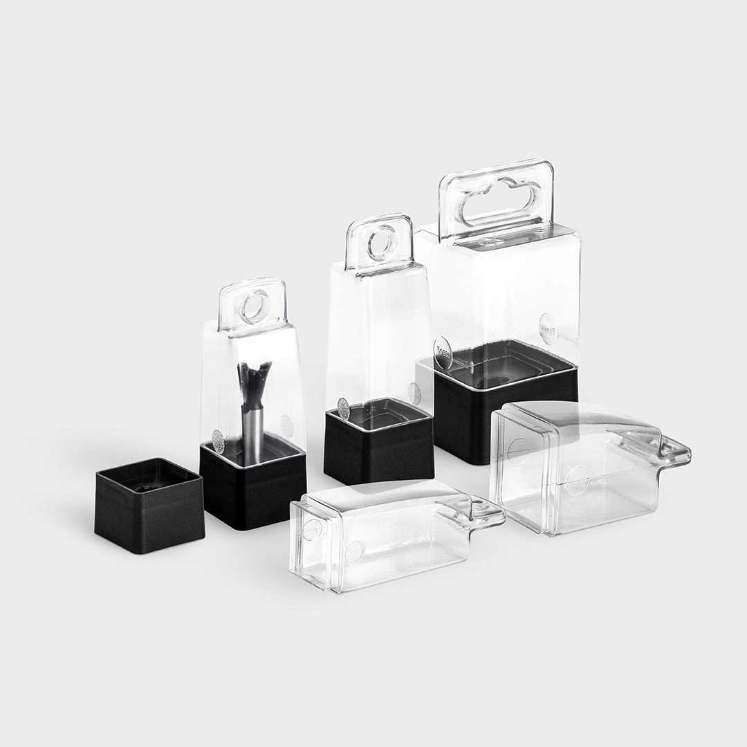 Plastic packaging box DIY series rose plastic for end mills