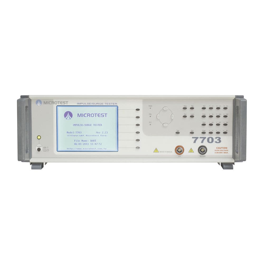 Highvoltage tester 7703 Microtest Corporation surge impulse