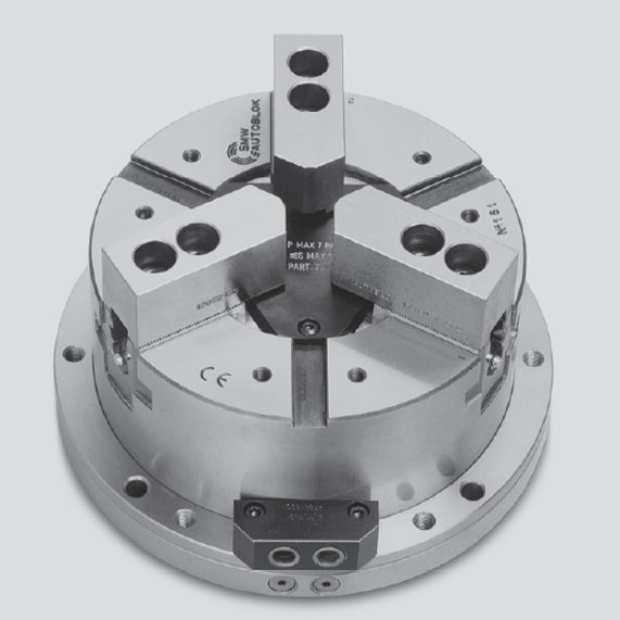 Power chuck PB series SMW AUTOBLOK 3jaw / lathe / gripper