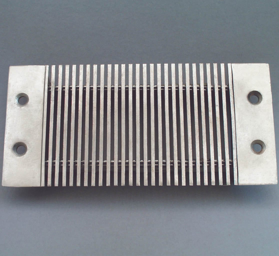 Stainless steel conveyor belt - 1200 - Steinhaus - galvanized / raised ...