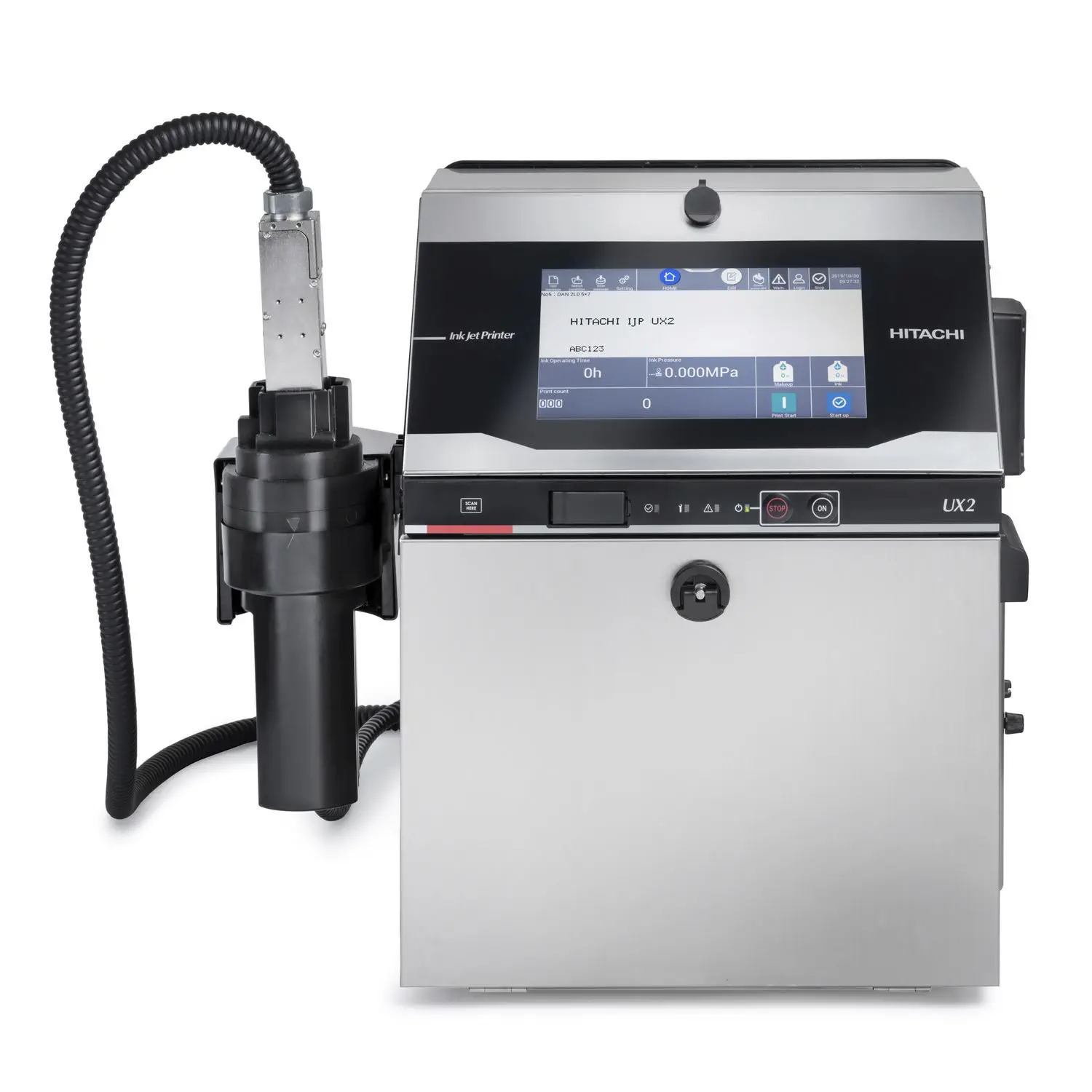 Continuous inkjet printer - HITACHI UX2 - ITW Diagraph GmbH