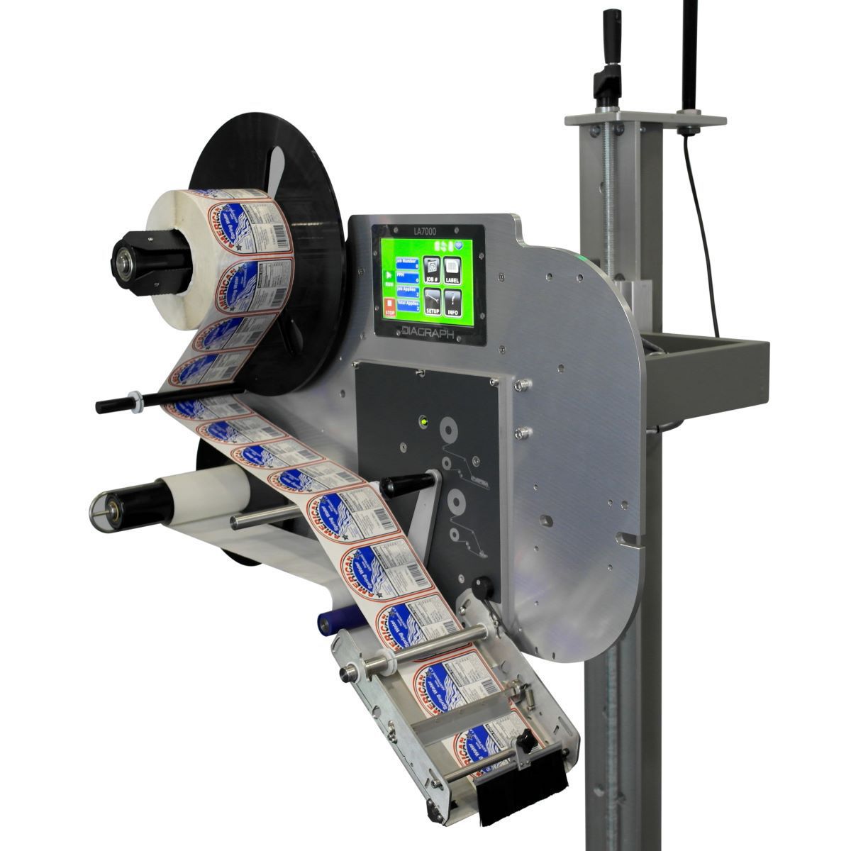 Automatic label applicator LA7000 ITW Diagraph GmbH for boxes