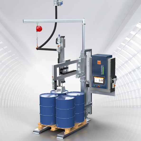 Pallet drum filling station - ELEMENTRA® 16 - Feige Filling - semi ...