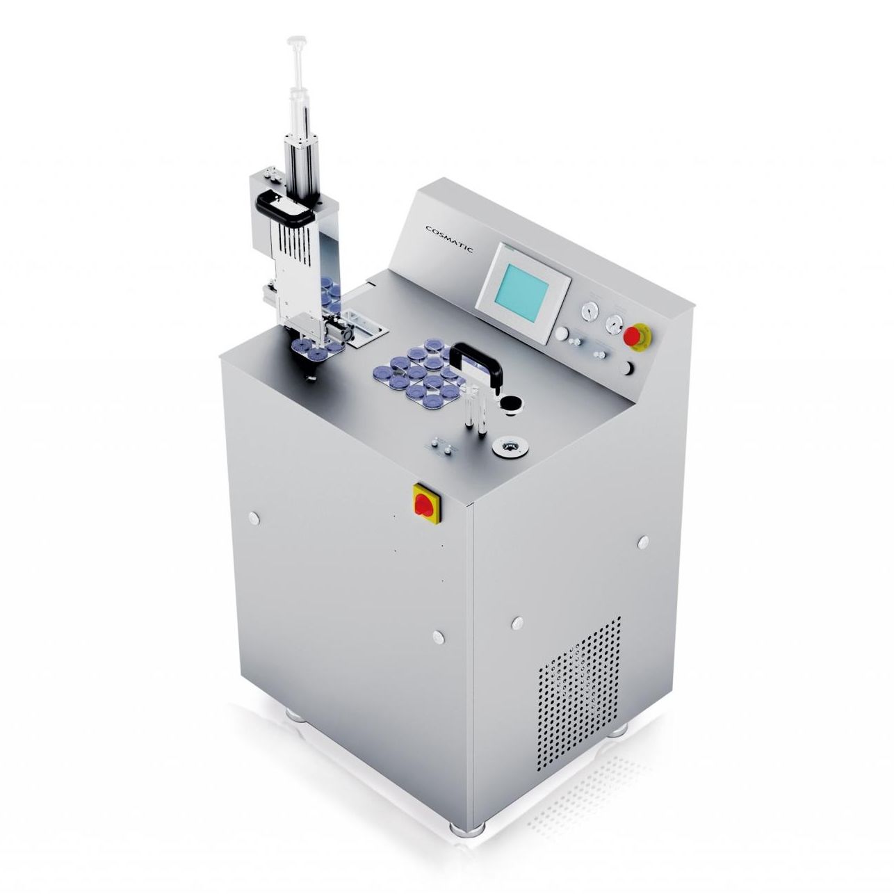 Lipstik production machine SM LABO Marchesini Group with touch screen