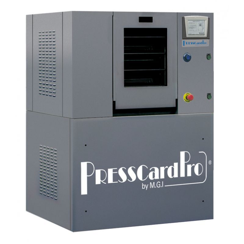Hydraulic press PressCard Pro MGI Digital Graphic Technology lamination / compact / hot