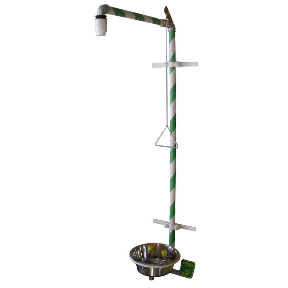 Wall Mounted Shower Indoor With Eyewash Station Mb 150 30 W
