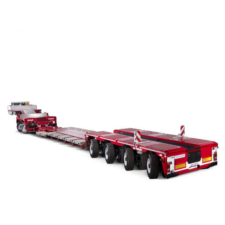 Gooseneck semi-trailer - Interdolly - NOOTEBOOM - low-loader