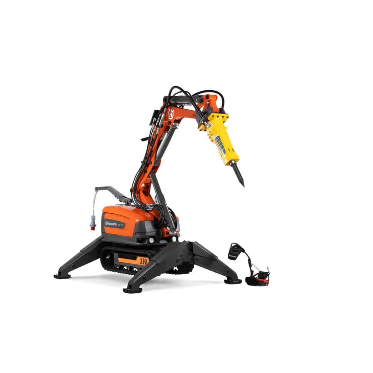 Remotecontrolled demolition robot DXR 275 Husqvarna compact