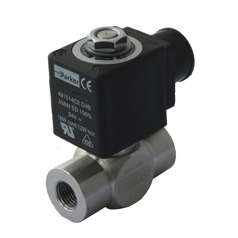 Directoperated solenoid valve 550013DIS Parker Fluid and climate