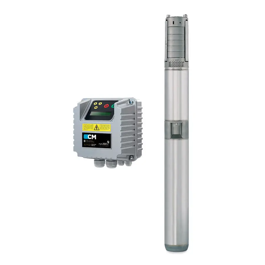 Pump with variable-speed controller - 4HS series - NASTEC - water / with  asynchronous motor / submersible