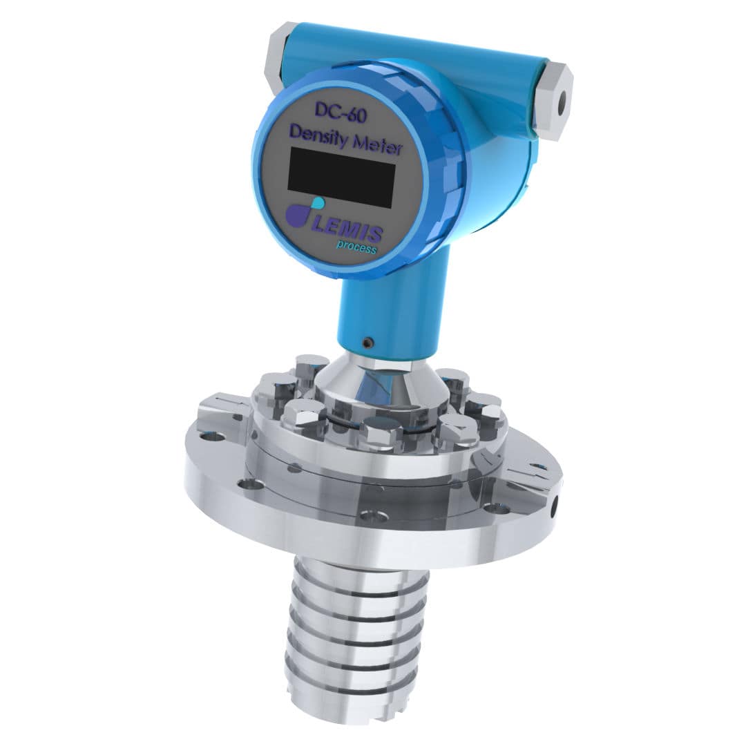 Gas density meter DC60 LEMIS Baltic inline / digital / with display