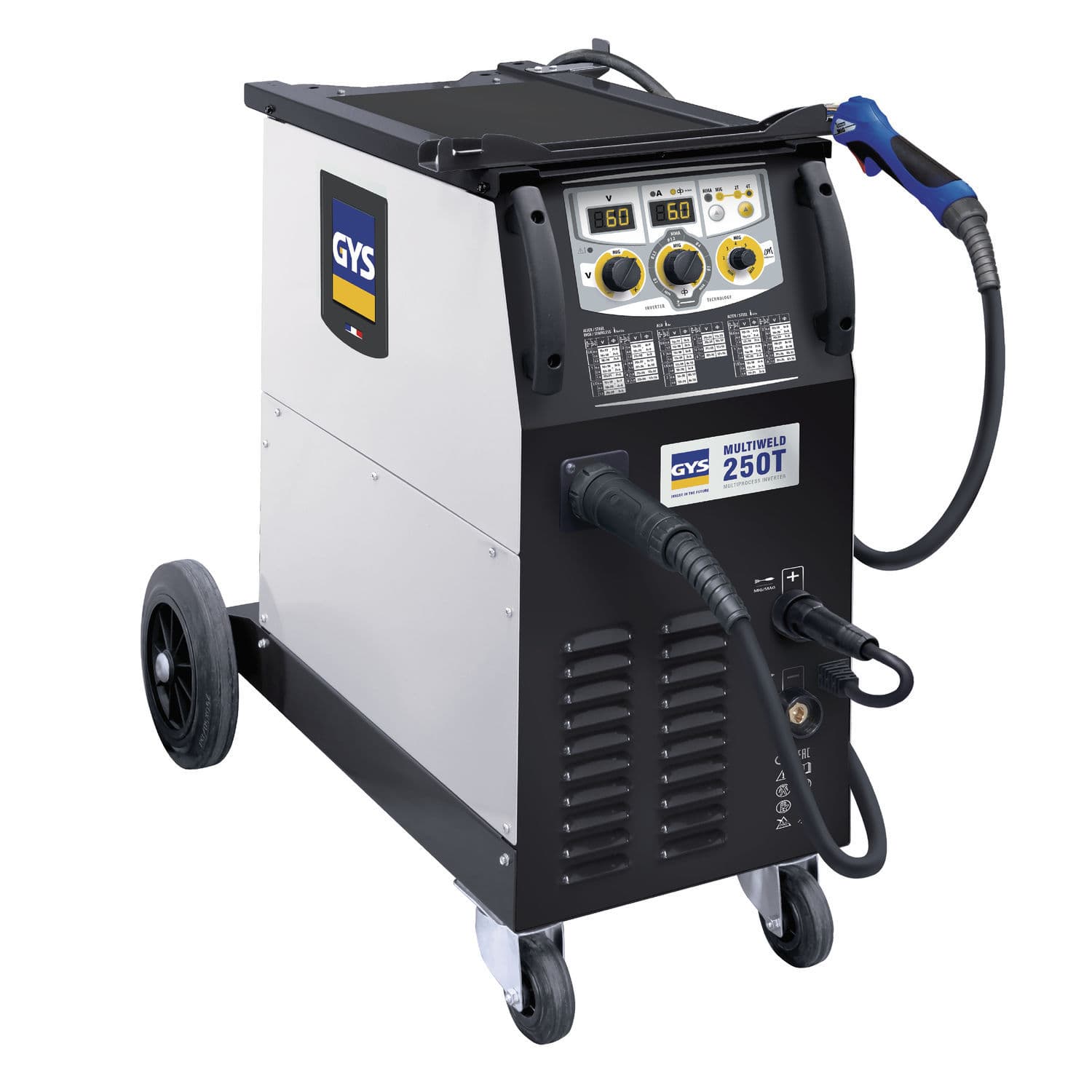 MIG-MAG welder - MULTIWELD 250T - GYS - MMA / electrode / cored wire