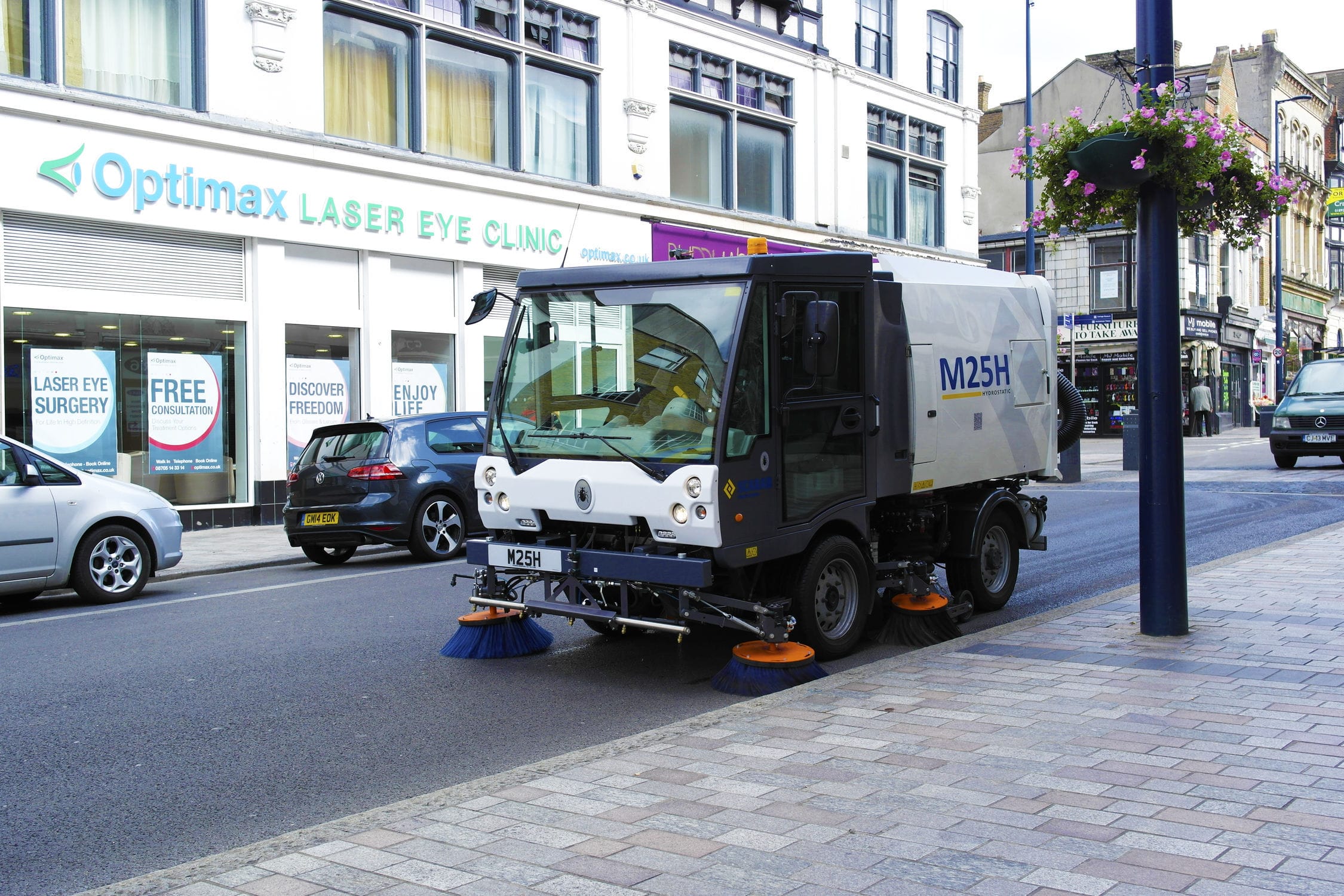 Diesel sweeper - M25H - Scarab Sweepers - street