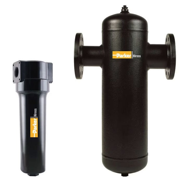 Water separator filter Hypersep STH, SFH, SFV series Parker Gas