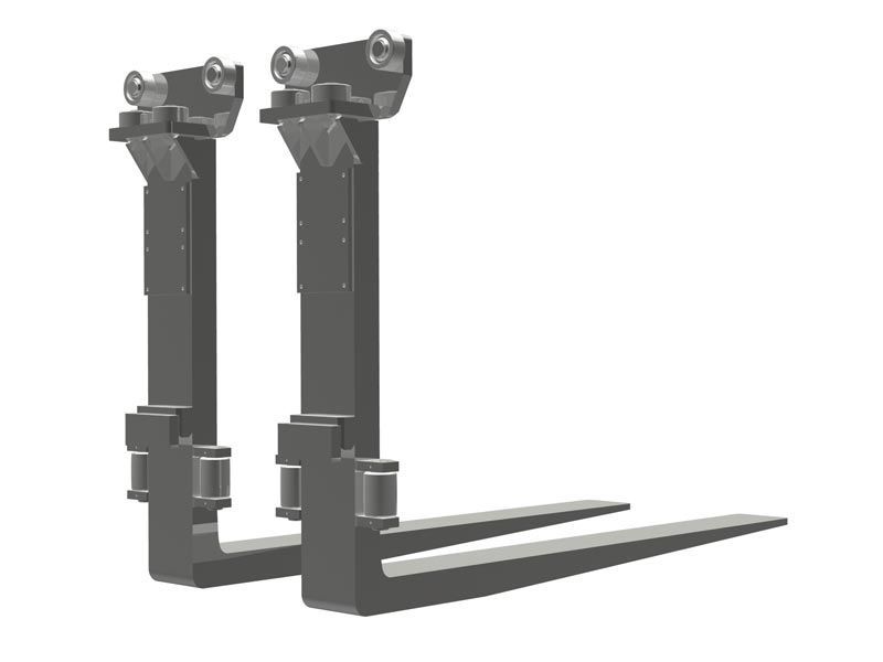 Agricultural pallet fork VETTER GmbH for forklift trucks / steel