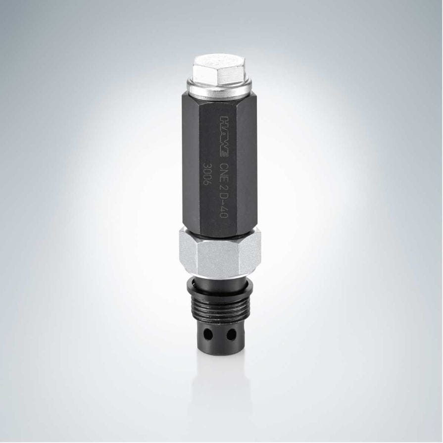 Hydraulicallyoperated valve CNE series HAWE Hydraulik SE shut