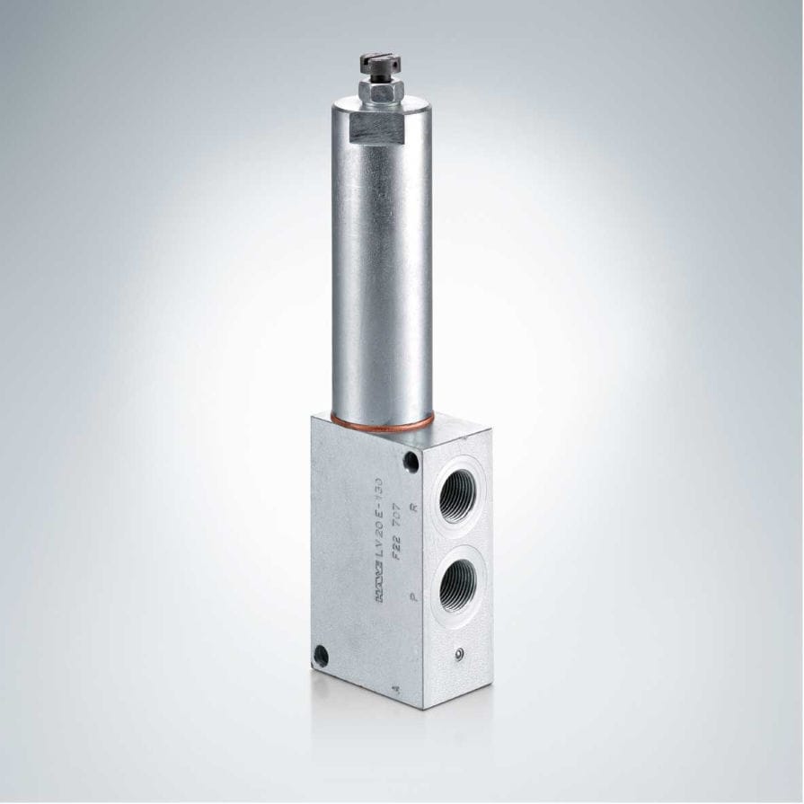 Hydraulicallyoperated valve LV series HAWE Hydraulik SE shutoff