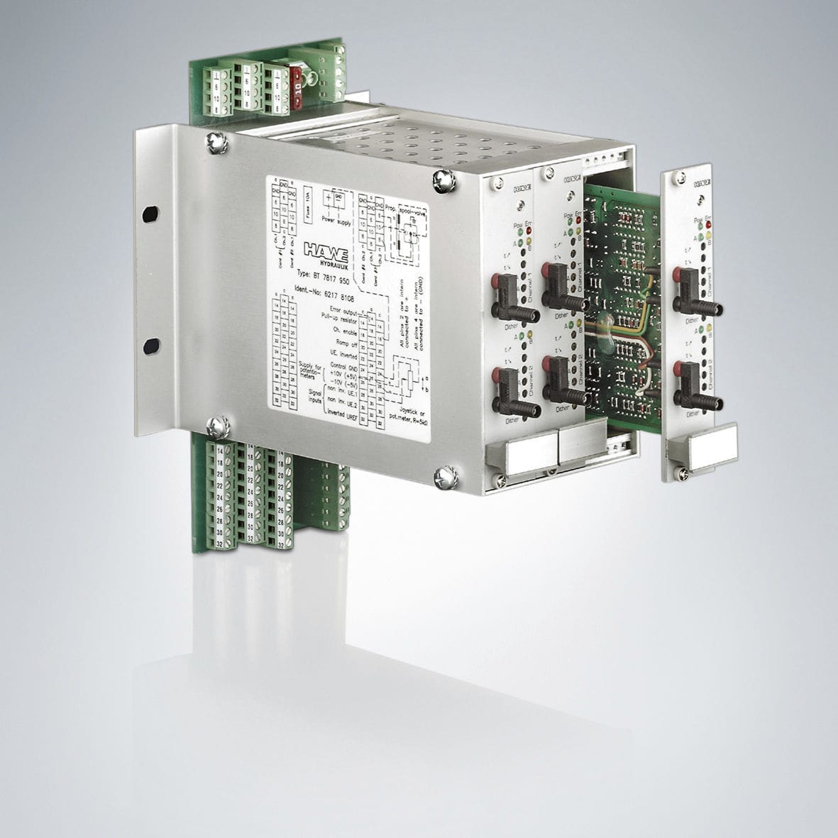 Proportional amplifier EV series HAWE Hydraulik SE signal / power