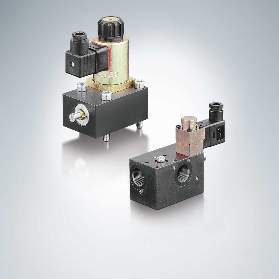 Electricallyoperated valve SE series HAWE Hydraulik SE flow