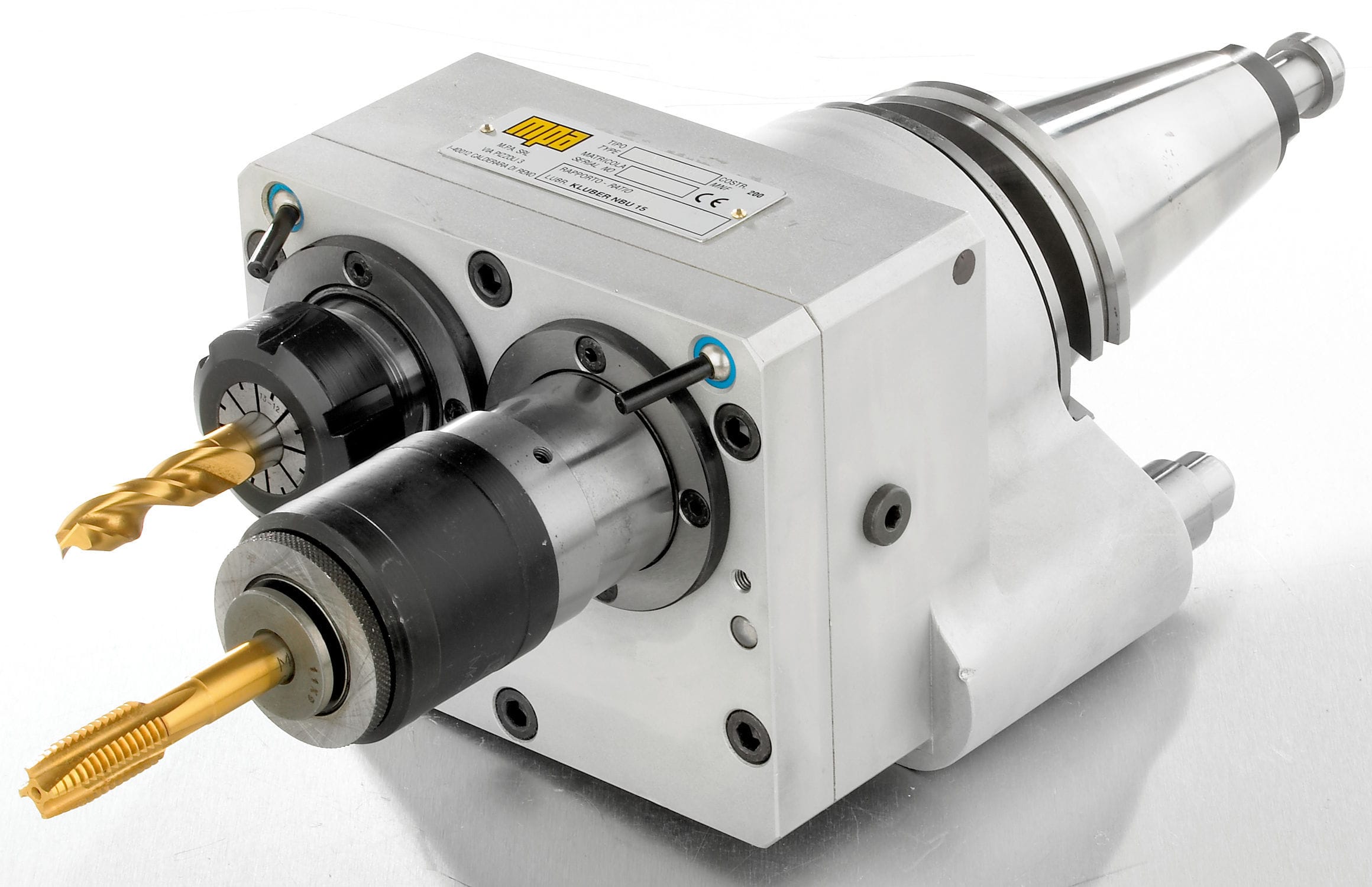 Heavyduty drilling tapping head MPA srl multispindle