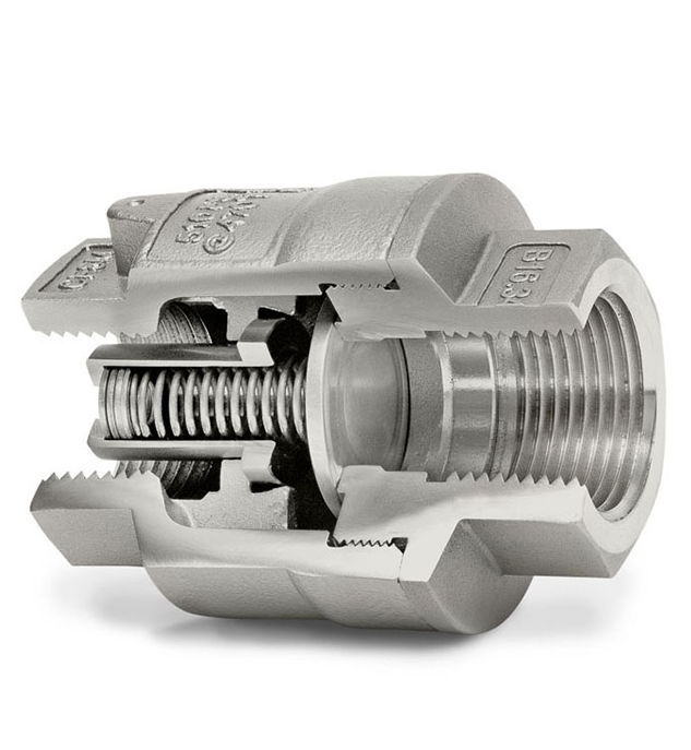 Disc check valve SCVR® DFT Inc. NPT / threaded / stainless steel