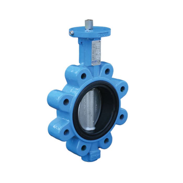 Butterfly valve - E6430 - Dansk Ventil Center A/S - lug type / cast ...