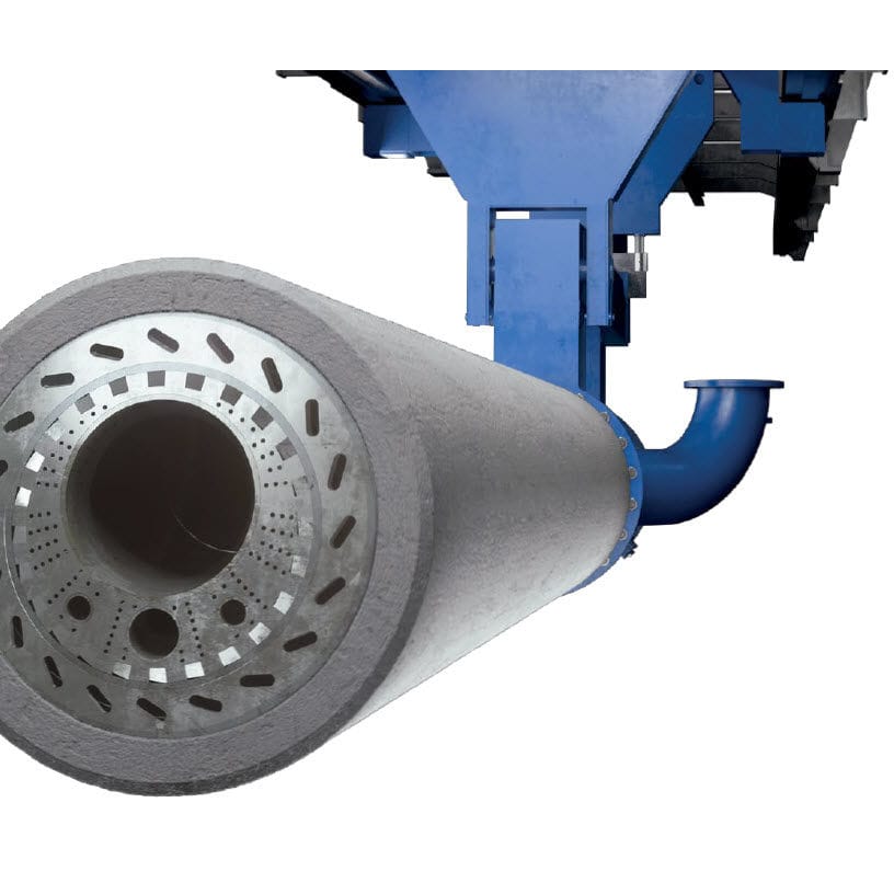 Nozzle mix burner JETFLEX® FLSmidth DorrOliver Eimco multifuel / solid fuel / indirectly