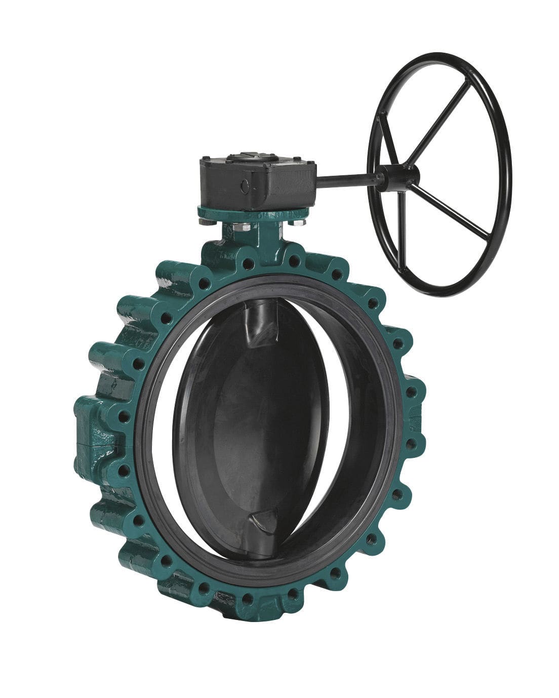 Butterfly valve K 17 GEFA Processtechnik with handwheel / for