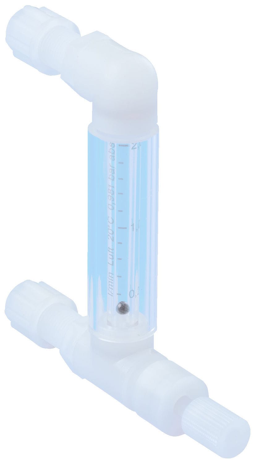 Gas flow meter 4M EMTechnik GmbH inline / for low flow rates