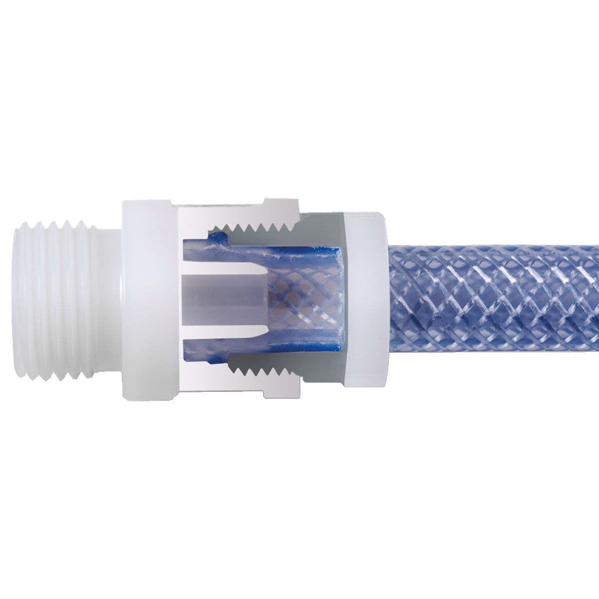 Plastic tube connector 1B+ EMTechnik GmbH